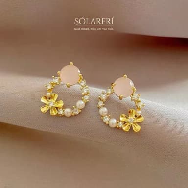 【SOLARFRi】銀針耳環｜優選親膚材質配戴舒適 附品牌禮盒包裝(閨蜜情人女友母親老婆禮物)