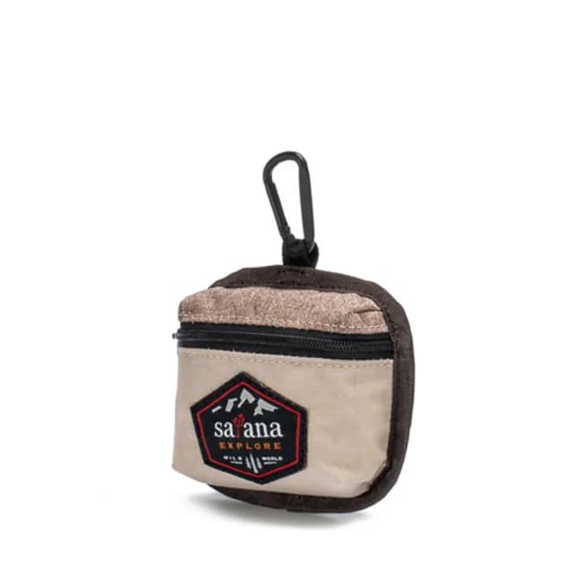 【satana】雙11限定★Explore 探索卡片零錢包(奶茶色拼接)