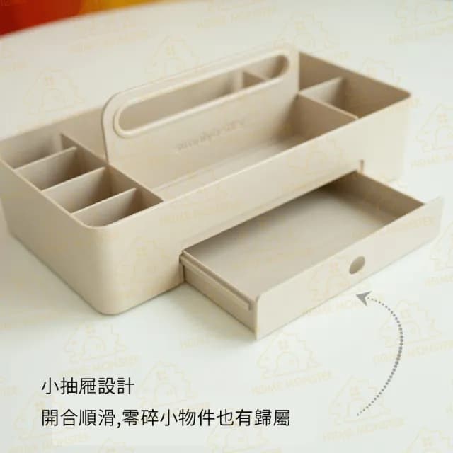 【白日夢收納架】化妝台收納盒 辦公桌文具架 筆筒 口紅收納盒 保養品收納盒 文具盒 置物架(多功能收納盒)
