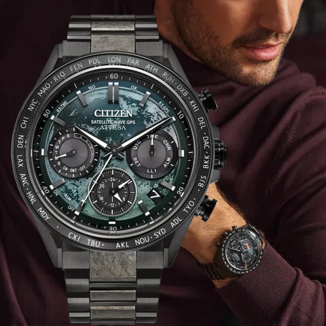 【CITIZEN 星辰】限量HAKUTO-R 限定款 GPS衛星錶 光動能 手錶 男錶-44.6mm 禮物 推薦(CC4065-61Y)