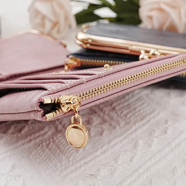 【LEEHER】雙11 錢包女/口金包/零錢包/卡夾錢包/短夾/口金短夾/女皮夾/雙層零錢包/可愛錢包/錢