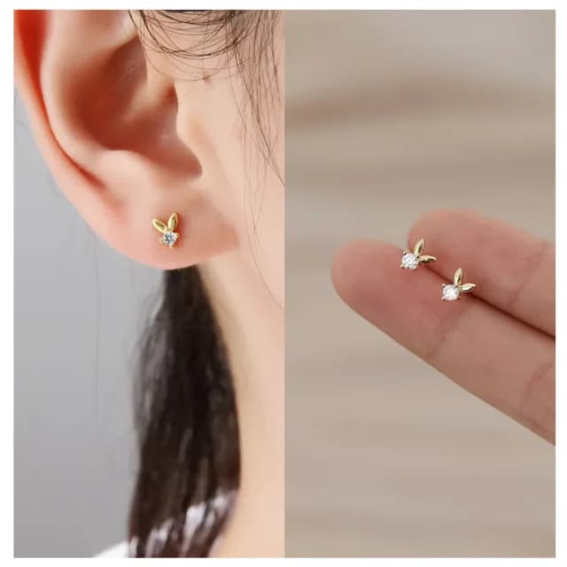 【HaNA 梨花】超迷你系列．睡覺不用摘金色小耳環合集(針式耳環 耳飾 耳圈 耳釘 耳扣)