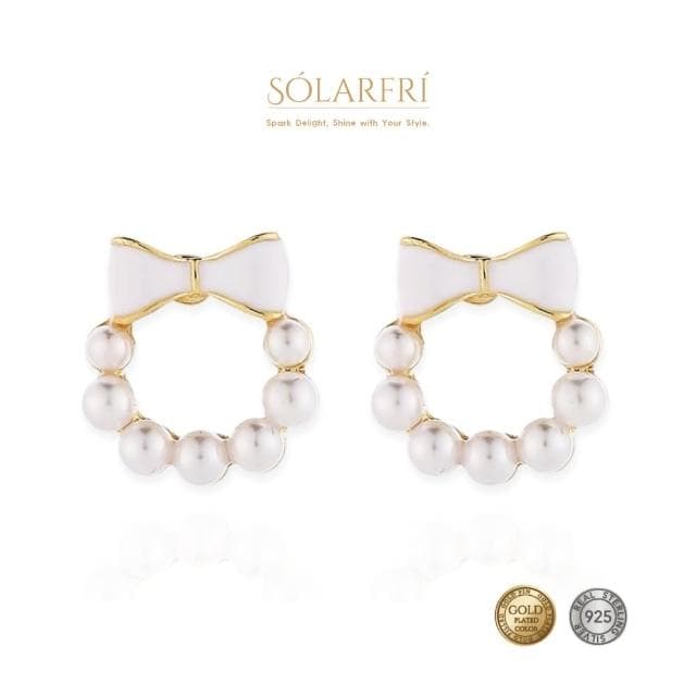 【SOLARFRi】銀針耳環｜優選親膚材質配戴舒適 附品牌禮盒包裝(閨蜜情人女友母親老婆禮物)