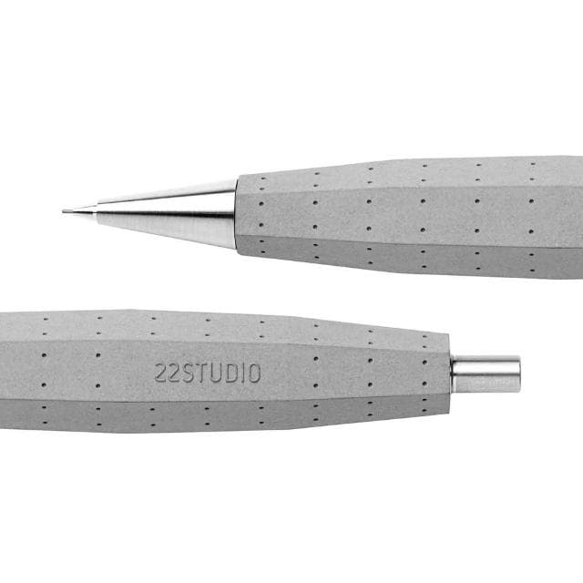 【22 STUDIO】清水模自動鉛筆(0.5mm HB筆芯 不鏽鋼筆頭 情人節 送禮推薦)