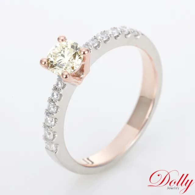 【DOLLY】0.50克拉 求婚戒完美車工鑽石戒指-006(情人節 交換禮物首選)
