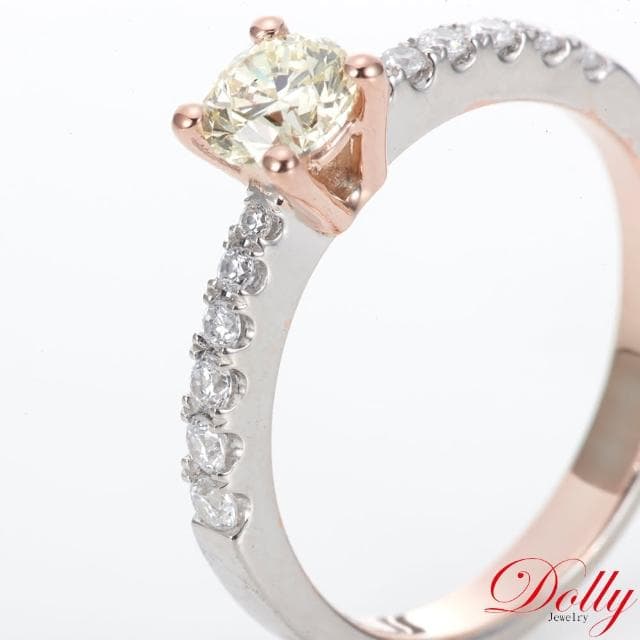 【DOLLY】0.50克拉 求婚戒完美車工鑽石戒指-006(情人節 交換禮物首選)