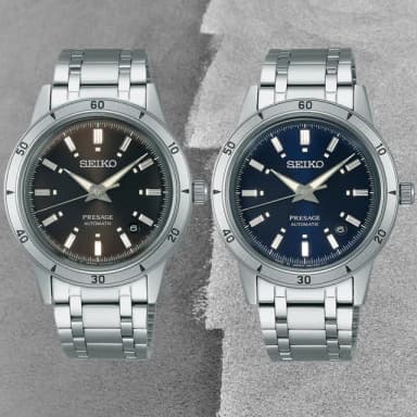 【SEIKO 精工】PRESAGE系列 Style60’s 復古風 機械腕錶 母親節 禮物 推薦(二款可選)