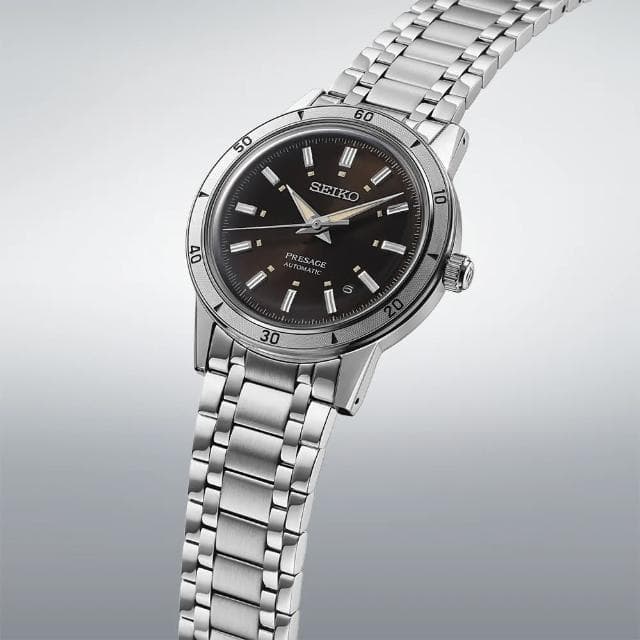 【SEIKO 精工】PRESAGE系列 Style60’s 復古風 機械腕錶 母親節 禮物 推薦(SRPL09J1/4R35-06H0U)