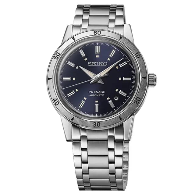 【SEIKO 精工】PRESAGE系列 Style60’s 復古風 機械腕錶 父親節 禮物 送禮 推薦(SRPL07J1/4R35-06H0B)