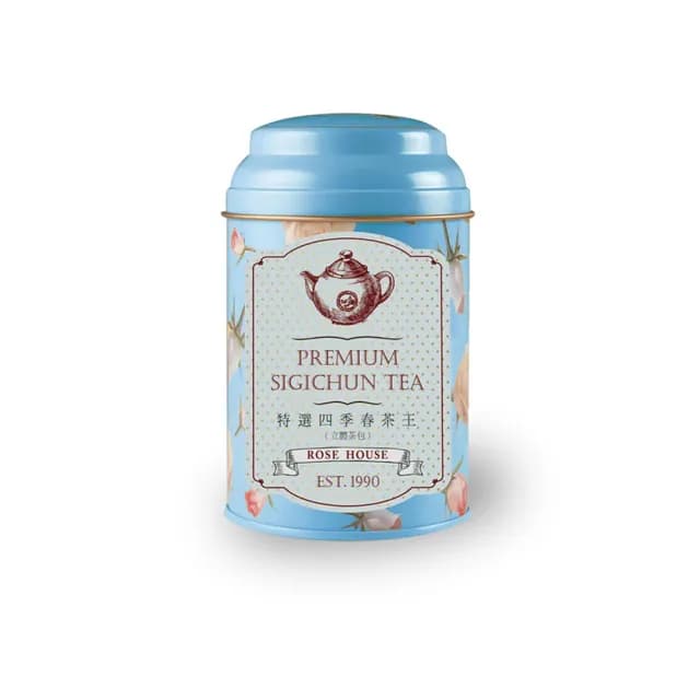 【古典玫瑰園】特選四季春茶王立體茶包30入罐裝(特選四季春茶王)