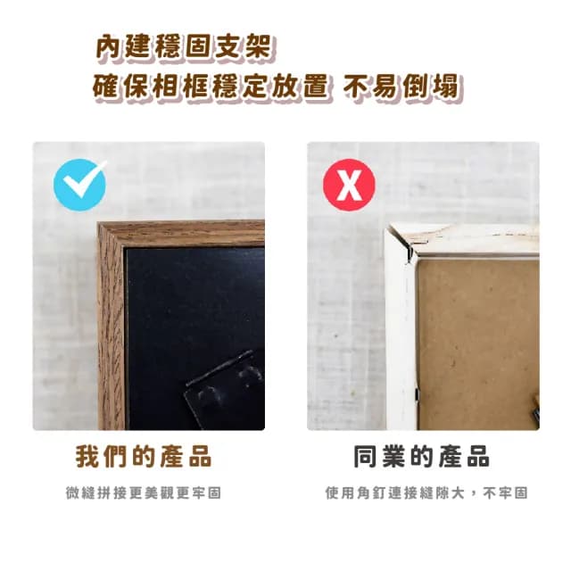 【紀錄回憶】日式木質7吋桌面相框(質感實木  5 x 7相框 照片夾 裝飾品 相片框 相片牆 畫框 生日禮物)