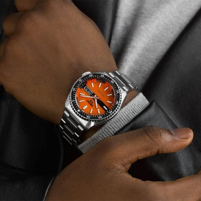 【SEIKO 精工】霹靂舞國手 孫振配戴款 5 Sports 55周年SKX機械錶 母親節 送禮 禮物(SRPK11K1/4R36-13V0L)