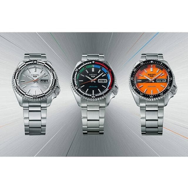 【SEIKO 精工】5 Sports 系列 55周年現代詮釋版 機械腕錶 母親節 禮物 推薦(SRPK11K1/4R36-13V0L)
