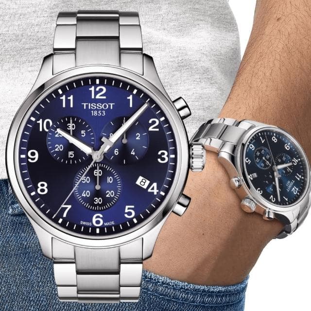 【TISSOT 天梭】Chrono XL韻馳 計時腕錶 男錶 指針錶(T1166171104701)
