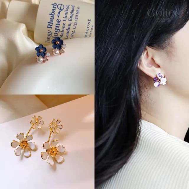 【Golicc】耳環 夢境花園 獨愛耳飾合輯(99購物限定 生日 飾品 耳釘 耳飾 耳墜 禮物)