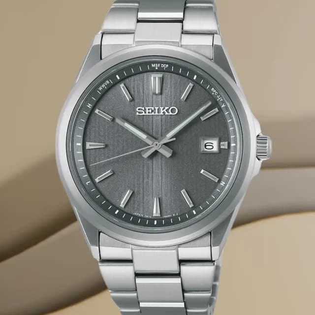 【SEIKO 精工】日系簡約 太陽能電波腕錶 禮物推薦(SBTM347J/7B72-0AK0N)