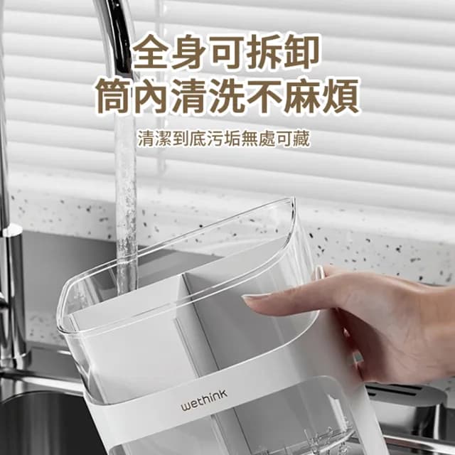 【kingkong】立式分格瀝水筷子筒 壁掛式廚房收納架(筷籠 刀架 餐具架 瀝水架 置物架)