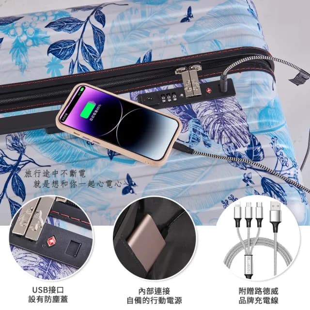 【LUDWIN 路德威】德國設計款30吋運動胖胖箱防爆拉鍊行李箱(PC含量高箱體較軟/撞擊延展彈力高)