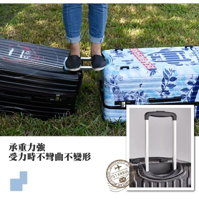 【LUDWIN 路德威】德國設計款30吋運動胖胖箱防爆拉鍊行李箱(PC含量高箱體較軟/撞擊延展彈力高)