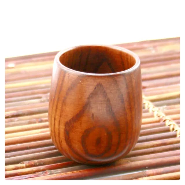 【復古木紋】日式和風水杯(茶杯 茶具 木杯 禪意 插花 園藝 露營 辦公 水杯 隨手杯子 泡茶杯 簡約設計)