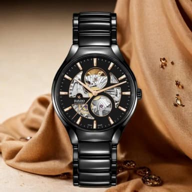 【Rado 雷達表 官方授權】True 真我系列開芯機械錶-40mm R03推薦 送禮 禮物 推薦(R27107172)