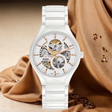 【Rado 雷達表 官方授權】True 真我系列開芯機械錶-40mm R03推薦 送禮 禮物 推薦(R27115012)