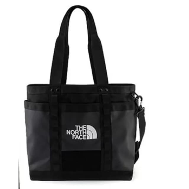 【The North Face】17L 三用多功能日用單肩防撕裂側背包/郵差包_可調整肩帶(3KZU-53R 時尚黑 N)