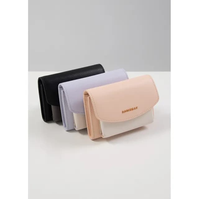 【ROBINMAY】夏洛特真皮卡夾零錢包(雙11/真皮壓扣封口/多色任選)