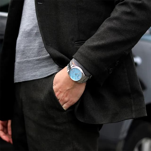 【CITIZEN 星辰】TSUYOSA系列 NJ0151 簡約 紳士 日期顯示 自動機械 鏤空 夜光 簡約 手錶 腕錶