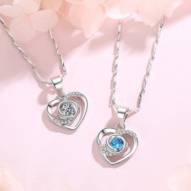 【KT DADA】999 純銀項鍊 婚禮禮物 合成鑽石 銀項鍊 紀念日禮物 小飾品 質感小物 禮品 生日禮物 伴娘禮物