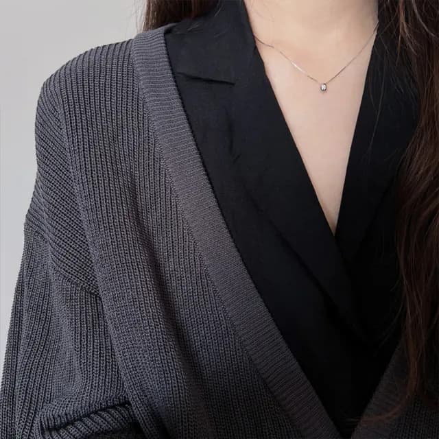 【MoonDy】情人節禮物 包包 正韓純銀項鍊 女項鍊 不掉色項鍊 正韓飾品 情人節禮物 女孩生日禮物 s925純銀項