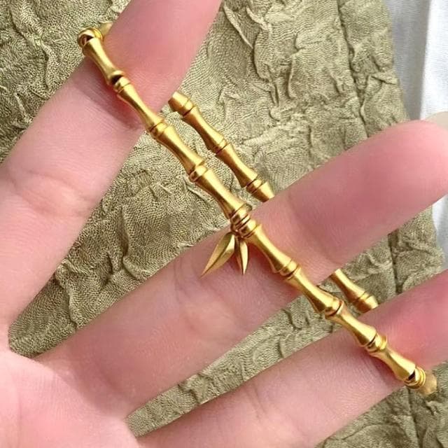 【MoonDy】手環 手鍊 手飾品 純銀手鍊 女生手鍊 竹節手鏈 情侶禮物 女復古中國風 女朋友生日禮物 浪漫禮物