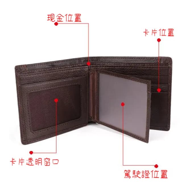 【MoonDy】情人節禮物 七夕 包包 錢包 短夾 真皮包包 短夾 牛皮錢包 皮夾男 錢包男 男士錢包 男用零錢包 短