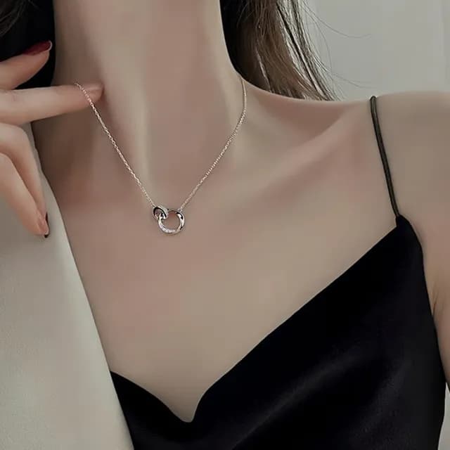 【MoonDy】包包 925純銀 銀鏈 生日禮物 鑽石項鍊 沙金項鍊 女生項鍊 歐美項鍊 銀飾項鍊 寶石鍊 項鍊