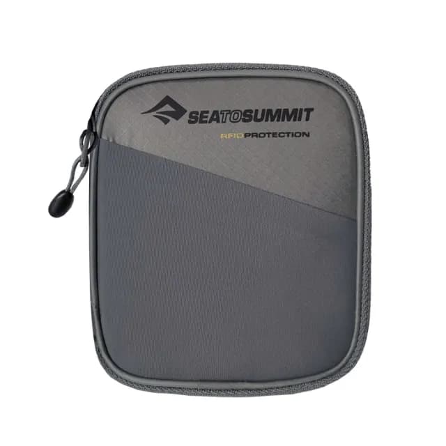 【SEA TO SUMMIT】父親節禮物 RFID 旅行用安全錢包 S 灰/黑(防盜/證件包/零錢包/卡夾包/國旅)