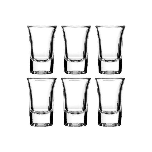 【Premier】厚底烈酒杯6入 35ml / 調酒杯 雞尾酒杯 shot杯 母親節禮物