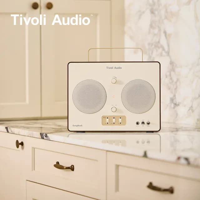 【Tivoli Audio】SongBook 高級藍牙音響(藍牙 5.3 / IPX4 防水等級 / 高級鋼烤)