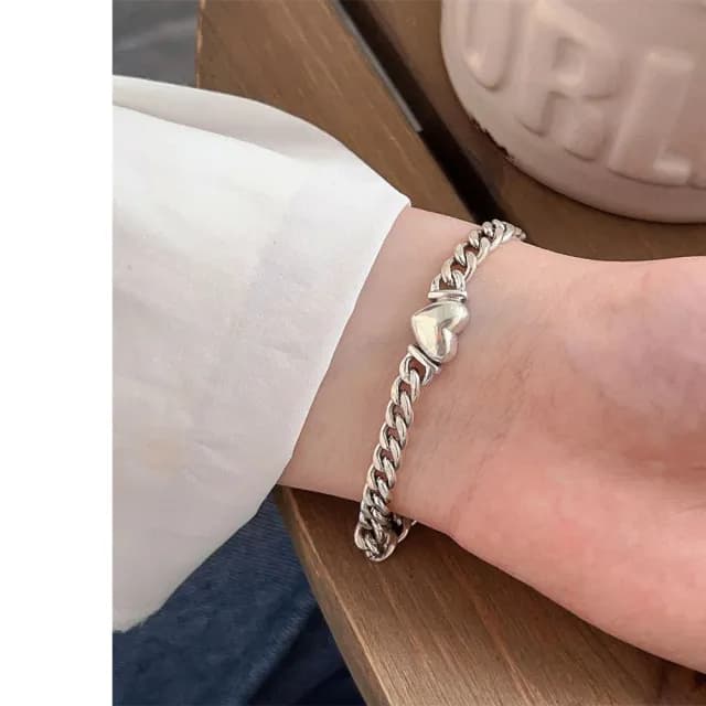 【LEEHER】手鏈 女朋友生日禮物 手鏈女 女生飾品 正韓飾品 手鍊女 手飾 銀手鍊 飾品配件 首飾配
