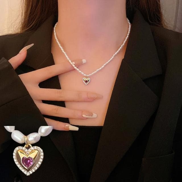 【KT DADA】韓國項鍊 閨蜜項鍊 復古項鍊 女生禮物 禮物 送禮 項鍊女 鎖骨鏈 串珠項鍊 珍珠項鍊