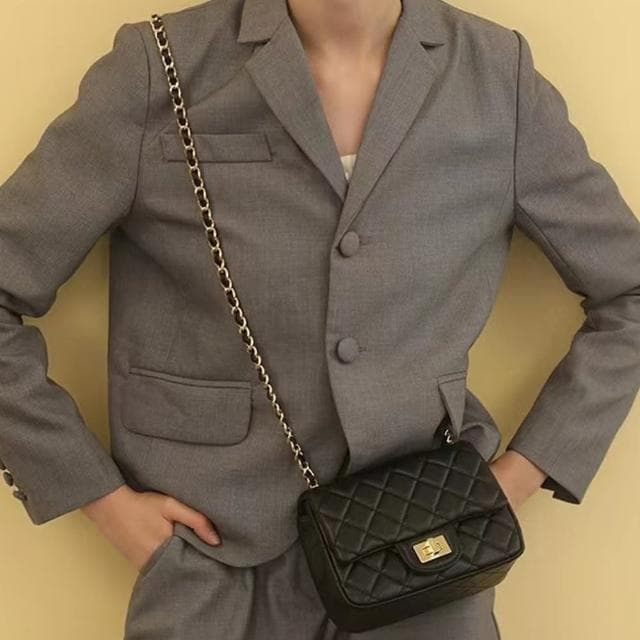 【LEEHER】女包/包包/小方包/小金球包包/小香風包包/菱格包包/鏈條包/側背小包包/羊皮包包/白色包包/禮物