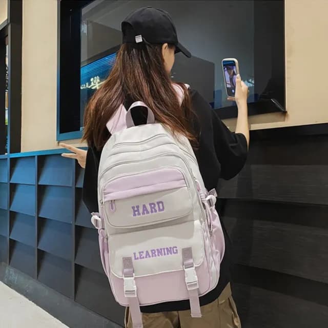 【LEEHER】情人節禮物 七夕 後背包/包包女/尼龍後背包/男生包包/可愛包包/復古包包/書包/工裝包/大學生後背