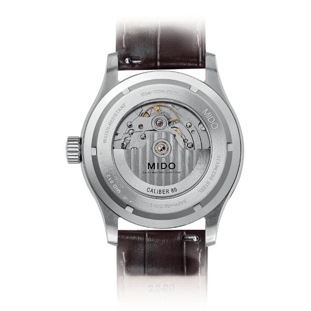 【MIDO 美度 官方授權】MULTIFORT M 先鋒 80小時動力儲存機械錶-42mm 情人節 禮物(M0384301603100)
