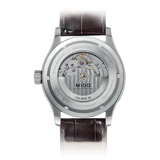 【MIDO 美度 官方授權】MULTIFORT M 先鋒 80小時動力儲存機械錶-42mm 情人節 禮物(M0384301603100)