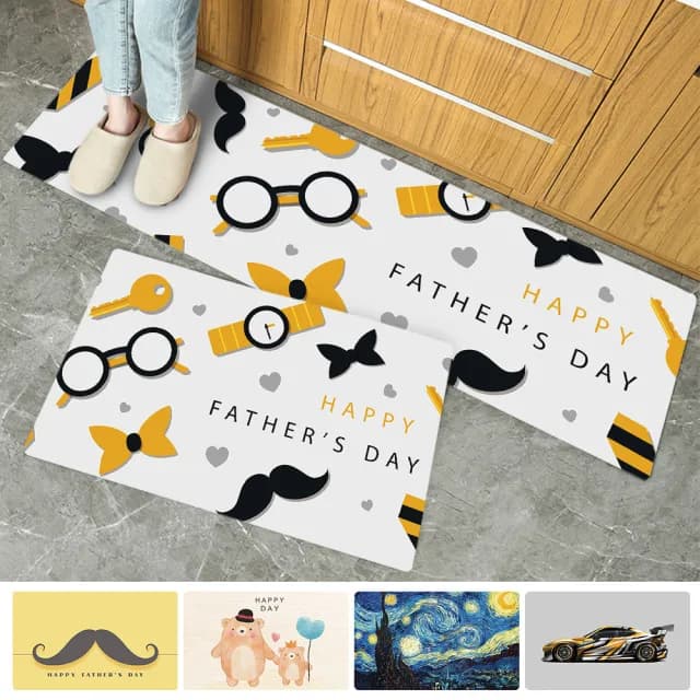 【半島良品】高質感爸爸節禮物皮革墊-買1送1(腳踏墊 門口 減壓墊 父親節禮物 88節)