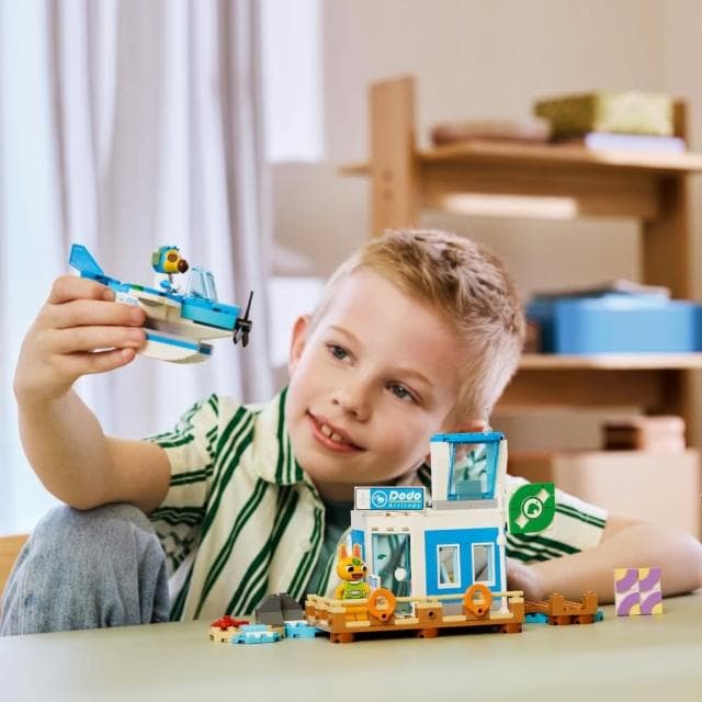 【LEGO 樂高】動物森友會 77051 搭乘 DodoAirLines 空中旅行(扮家家酒 任天堂 禮物 居家擺設 玩具)