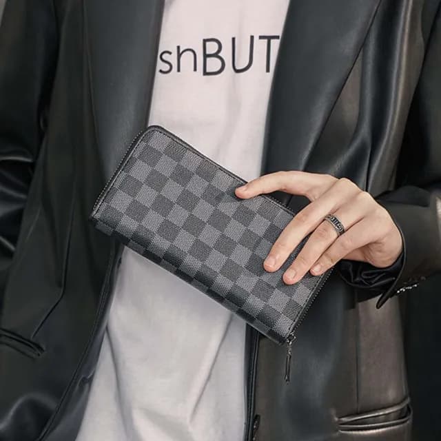 【LEEHER】父親節禮物 女生/手拿包/長夾女生/長款錢包/錢包女長夾/大容量錢包/卡夾零錢包/拉鍊零錢包/禮物/