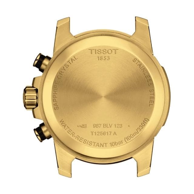 【TISSOT 天梭】SUPERSPORT CHRONO 三眼計時石英腕錶 母親節 禮物 推薦(T1256173305101)