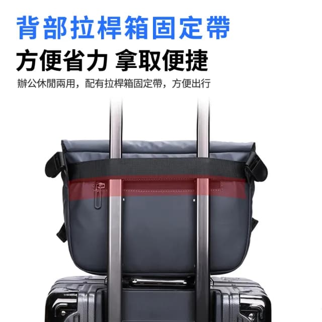 【Chewes Kwen】父親節禮物 多功能男士休閒時尚斜挎包 防潑水戶外通勤公事單肩包側背包 運動跑步斜背腰(防