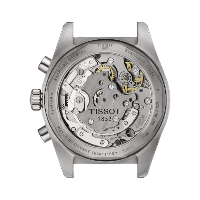 【TISSOT 天梭 官方授權】PRS 516 1970復刻計時機械腕錶 七夕 情人節 送禮 推薦(T1494592105100)