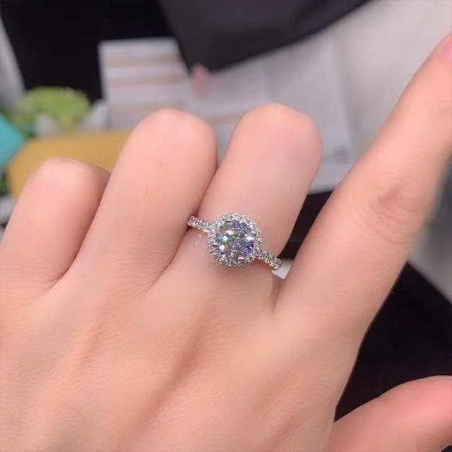 【LEESA】戒指女\可調節\合成鑽石\婚禮穿搭\伴娘禮服\情人節禮物\戒指\鑽戒\女生禮物